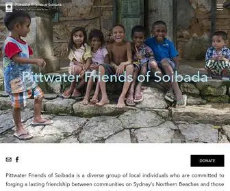 Pittwaterfriendsofsoibada.org.au(Pittwater Friends of Soibada) Screenshot