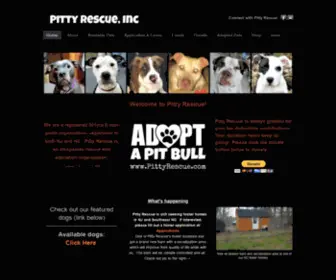 Pittyrescue.com(Pittyrescue) Screenshot