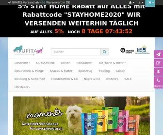 Pitupita-Shop.de(Hochwertige Produkte für den Hund) Screenshot