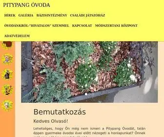 Pitypangovoda.hu(Óvoda) Screenshot