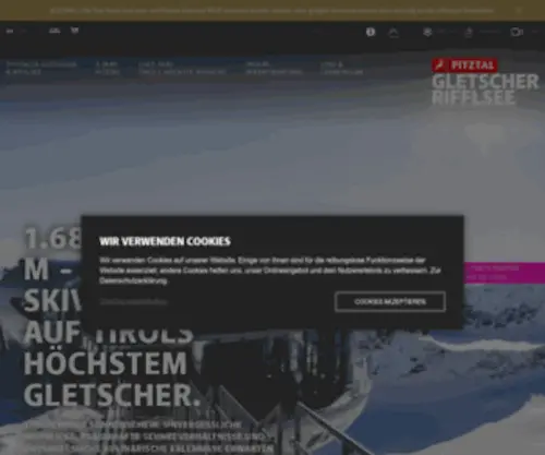 Pitztaler-Gletscher.at(Pitztaler Gletscher) Screenshot