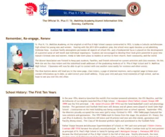 PiusXstmatthiasalum.org(St. Pius X) Screenshot