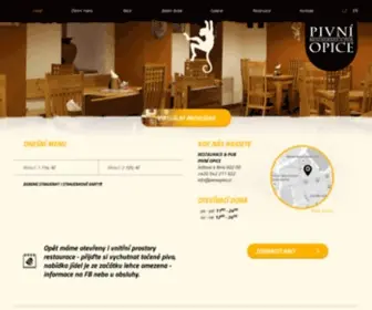 Pivniopice.cz(Restaurace) Screenshot