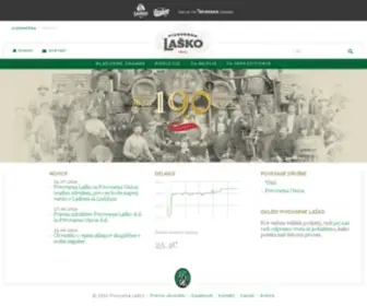 Pivo-Lasko.si(Laško) Screenshot