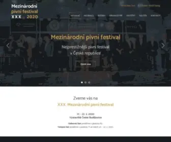 Pivofestival.cz(Mezinárodní) Screenshot