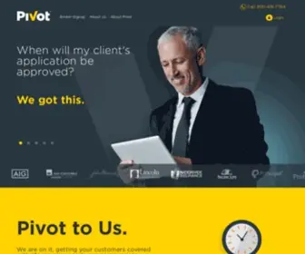 Pivot.com(Pivot > Home) Screenshot