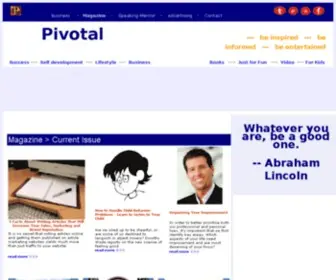 Pivotalmagazine.com(Pivotal Magazine) Screenshot