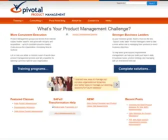 Pivotalpm.com(Product Management Training and Consulting for Agile Software Organizations) Screenshot