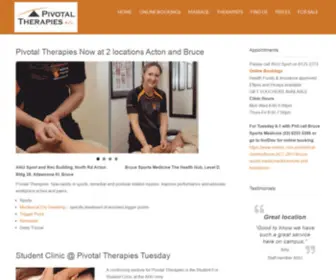 Pivotaltherapies.com.au(Pivotal Therapies) Screenshot