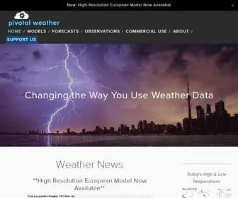 Pivotalweather.com(Pivotal Weather) Screenshot