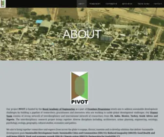 Pivotfrontiers.com(Our project PIVOT) Screenshot