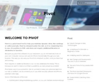 Pivotlog.net(Web-based tool to help you maintain dynamic sites) Screenshot