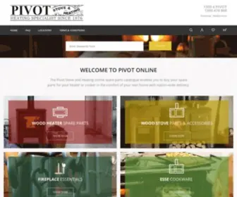 Pivotonline.com.au(Pivot Stove & Heating Specialist) Screenshot