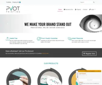 Pivotprinting.com.au(Australia Online Print & Signs Solution) Screenshot