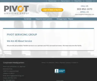 Pivotservicing.com(Pivot Servicing Group) Screenshot