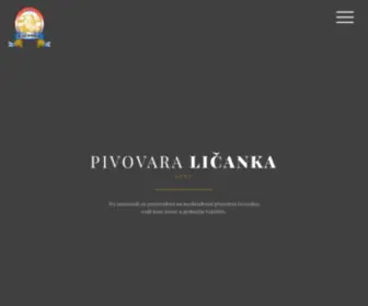 Pivovara-Licanka.hr(Pivovara Ličanka) Screenshot