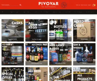 Pivovarorders.co.uk(Buy Beer Online) Screenshot