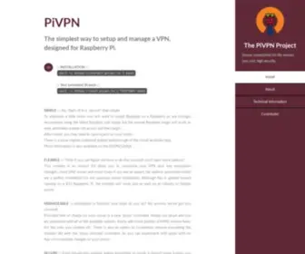 PiVPN.io(Simplest way to setup a VPN) Screenshot