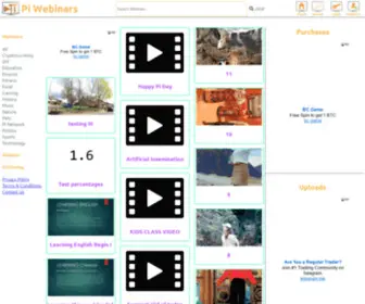 Piwebinars.co.uk(Pi Webinars) Screenshot