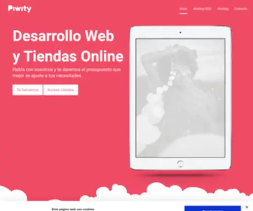 Piwity.es(Desarrollo Web y Tiendas Online) Screenshot