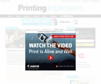 Piworld.com(Printing Impressions) Screenshot