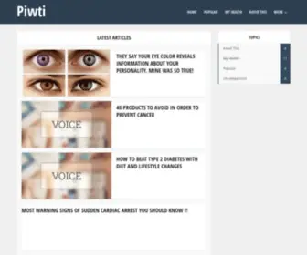 Piwti.com(All About Traveling) Screenshot
