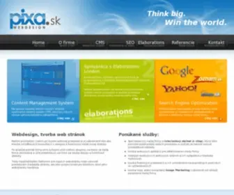 Pixa.sk(Webdesign) Screenshot