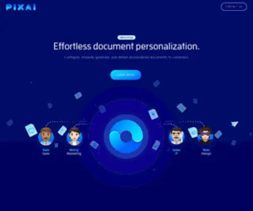 Pixai.com(Effortless content personalization) Screenshot