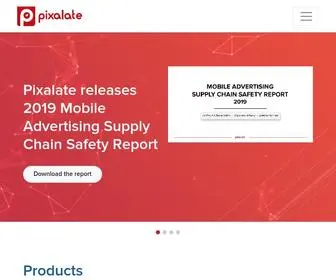 Pixalate.com(Ad Fraud Protection) Screenshot