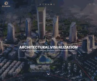 Pixarch.net(3D Architectural Visualization & Rendering service) Screenshot