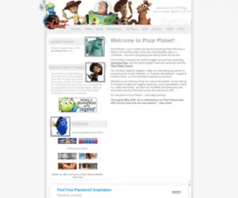 Pixarplanet.com(Pixar Planet) Screenshot