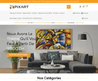 Pixart.ma(Aménagez votre intérieur avec le plus large choix de décorations murales au Maroc) Screenshot