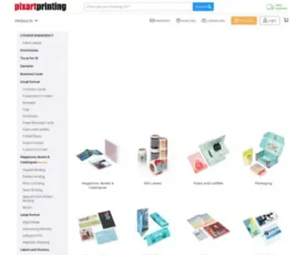 Pixartprinting.com(Digital Printing Services) Screenshot