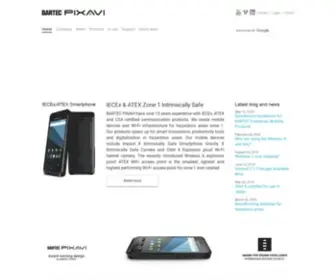 Pixavi.com(Intrinsically safe wireless devices) Screenshot