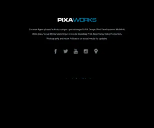 Pixaworks.pw(A Creative Agency) Screenshot