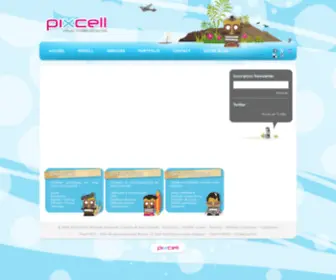 Pixcell.be(Agence web) Screenshot