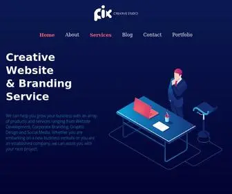 Pixcreative.net(Creative Website & Branding Service) Screenshot