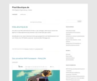 Pixel-Boutique.de(PHP & Magento Programmierung) Screenshot