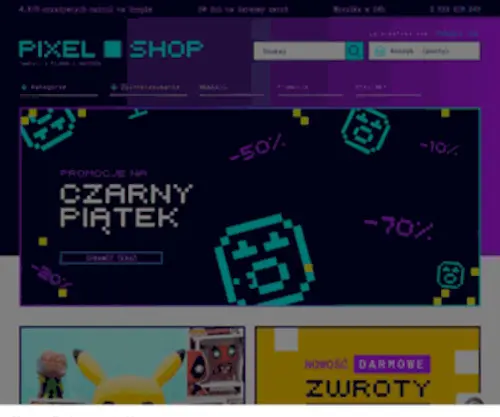 Pixel-Shop.pl(Internetowy geek shop) Screenshot