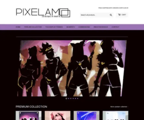 Pixelam.com(Pixelam Studios) Screenshot