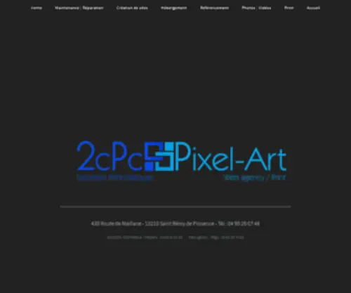 Pixelart-Web.com(2cpc/Pixel-Art,solutions informatiques, creation sites web, saint remy de provence) Screenshot