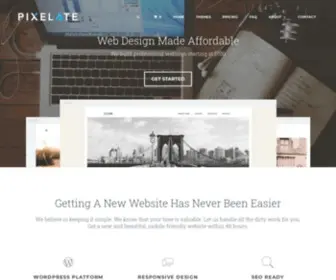 Pixelatewp.com(Affordable Web Design by Pixelate) Screenshot
