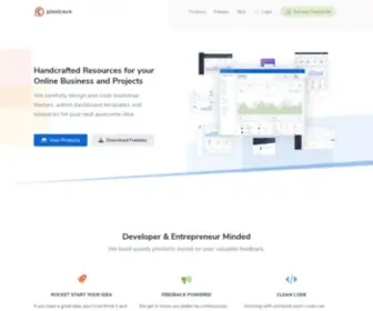 Pixelcave.com(Bootstrap Dashboard Themes and Tailwind CSS UI Components) Screenshot