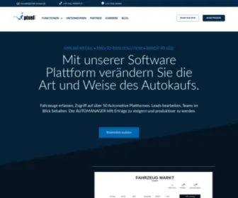 Pixelconcept.de(Die führende Software Plattform für Autohändler) Screenshot