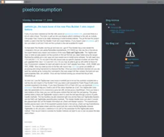 Pixelconsumption.com(Pixelconsumption) Screenshot