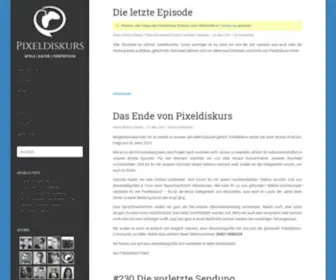Pixeldiskurs.de Screenshot