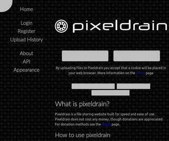 Pixeldrain.com(File sharing) Screenshot