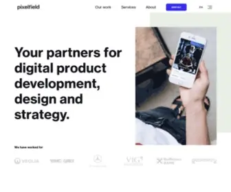 Pixelfield.co.uk(Innovations and digital products) Screenshot