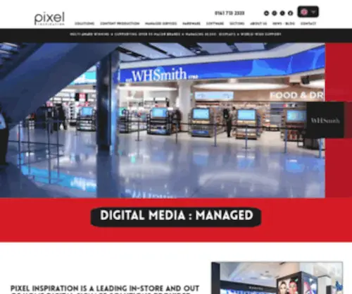 Pixelinspiration.fr(Managed Digital Signage & Media Solutions) Screenshot