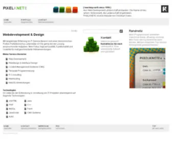 Pixelknete.de(Webdevelopment & Design) Screenshot